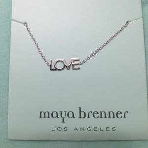Maya Brenner LOVE bracelet